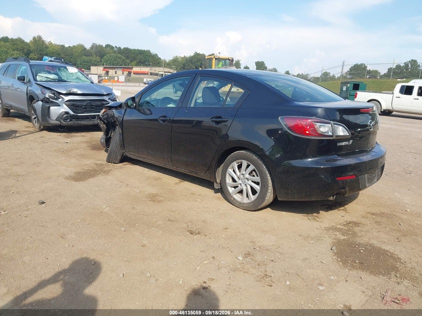 Vin: jm1bl1v72c1575789, lot: 46634793, mazda mazda3 i touring 20123