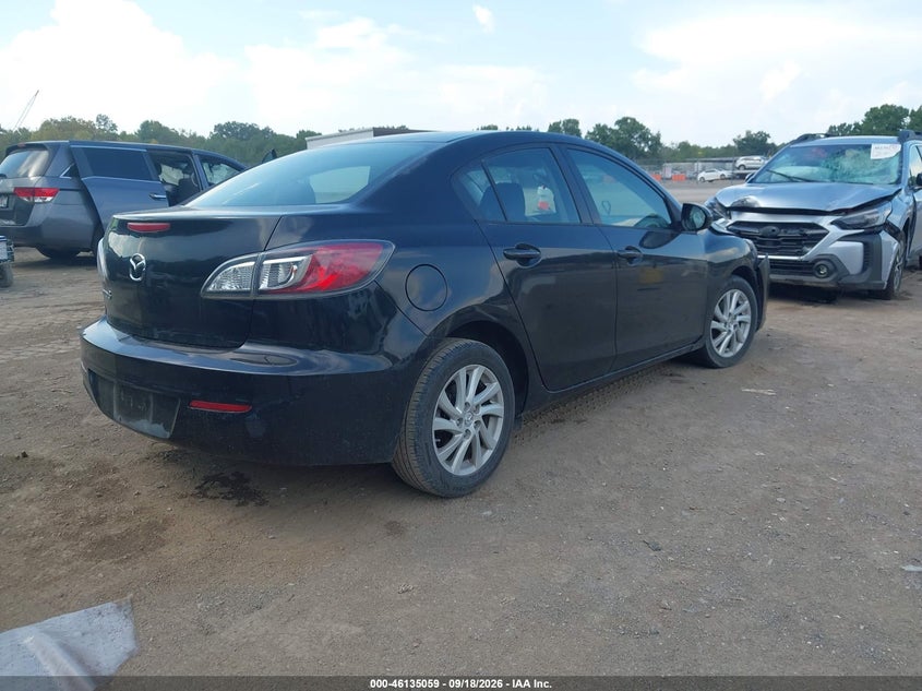 Vin: jm1bl1v72c1575789, lot: 46634793, mazda mazda3 i touring 20124