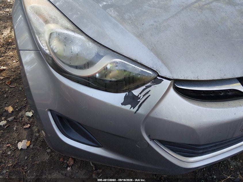 HYUNDAI ELANTRA 2013 VIN KMHDH4AE5DU804624