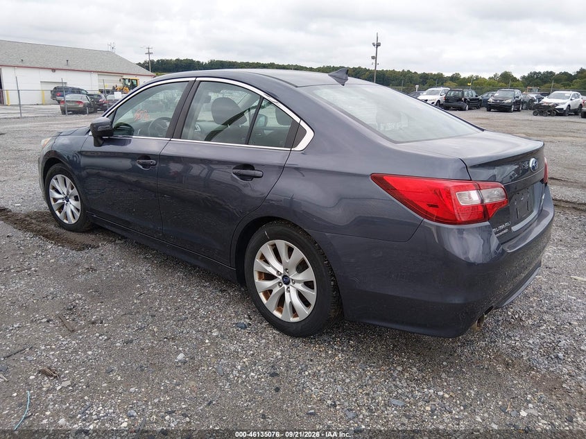 Vin: 4s3bnah60h3015519, lot: 46634810, subaru legacy 2.5i premium 20173