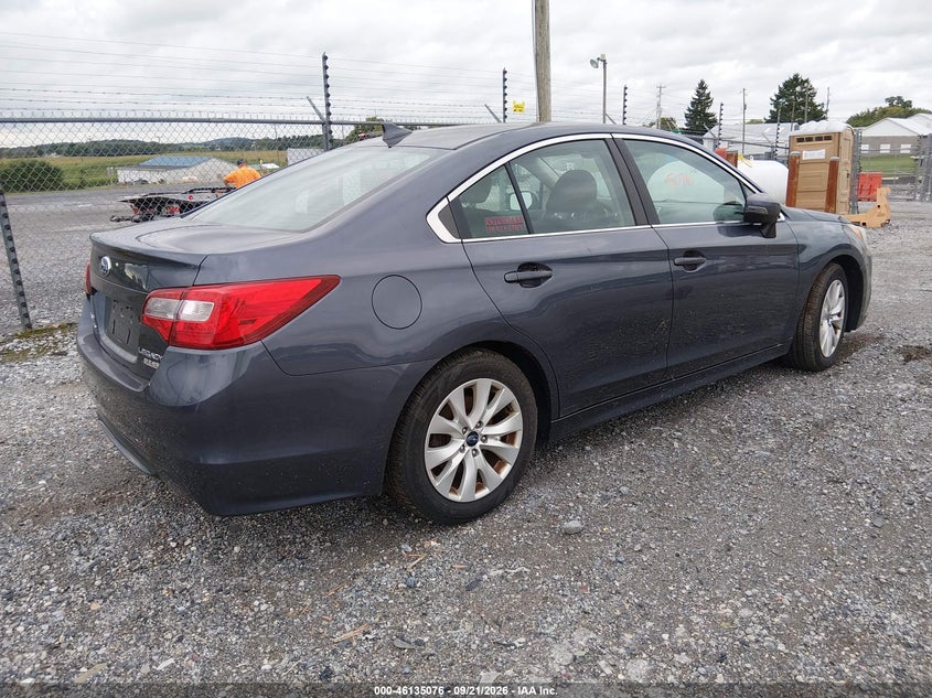 Vin: 4s3bnah60h3015519, lot: 46634810, subaru legacy 2.5i premium 20174