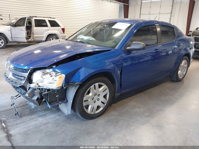 Vin: 1c3cdzab1en147965, lot: 46634829, dodge avenger se 20142