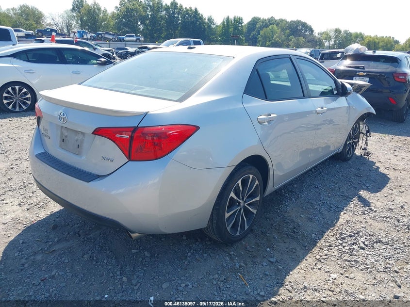 Vin: 5yfburhe4hp688832, lot: 46634831, toyota corolla xse 20174