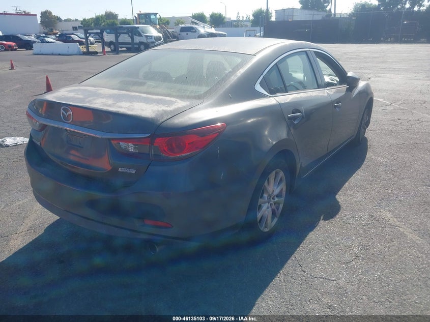 Vin: jm1gj1u58g1409343, lot: 46634837, mazda mazda6 i sport 20164
