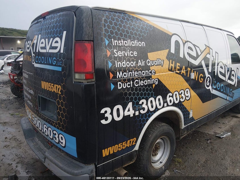 CHEVROLET EXPRESS 2002 VIN 1GCFG15W021138532