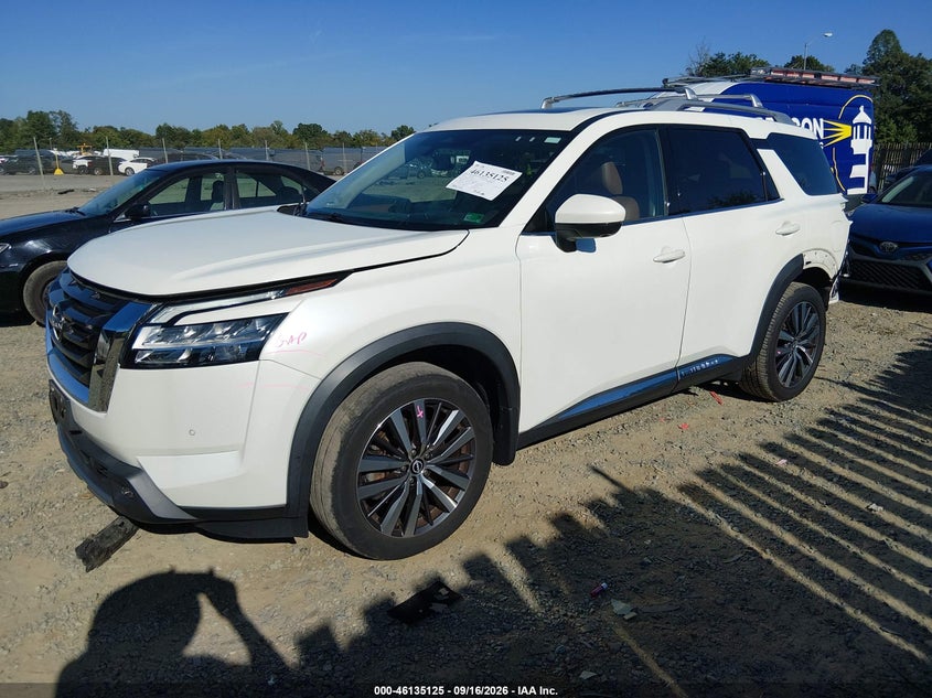 Vin: 5n1dr3dk9nc273847, lot: 46634859, nissan pathfinder platinum 4wd 20222