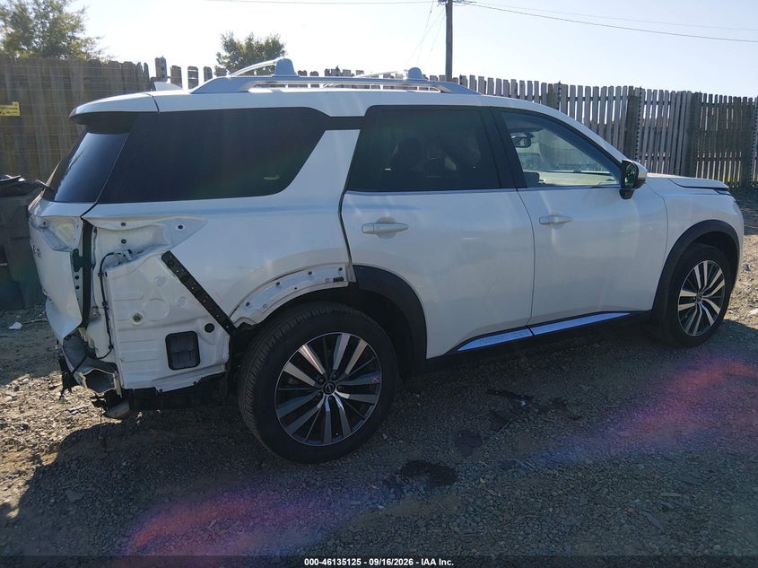 Vin: 5n1dr3dk9nc273847, lot: 46634859, nissan pathfinder platinum 4wd 20224