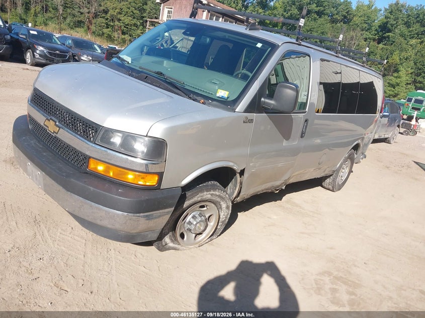 Vin: 1gawgffg8l1257170, lot: 46634861, chevrolet express passenger rwd 2500 regular wheelbase lt 20202