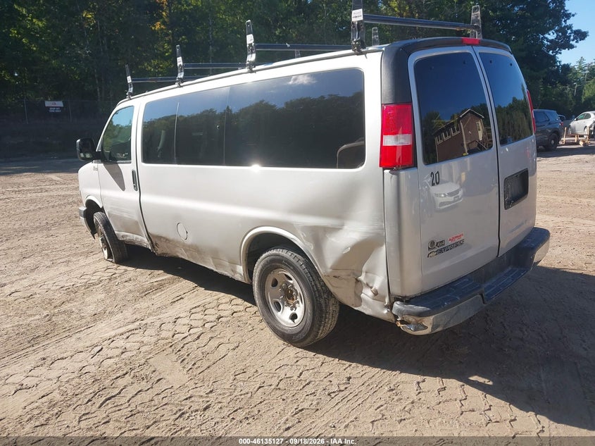 Vin: 1gawgffg8l1257170, lot: 46634861, chevrolet express passenger rwd 2500 regular wheelbase lt 20203