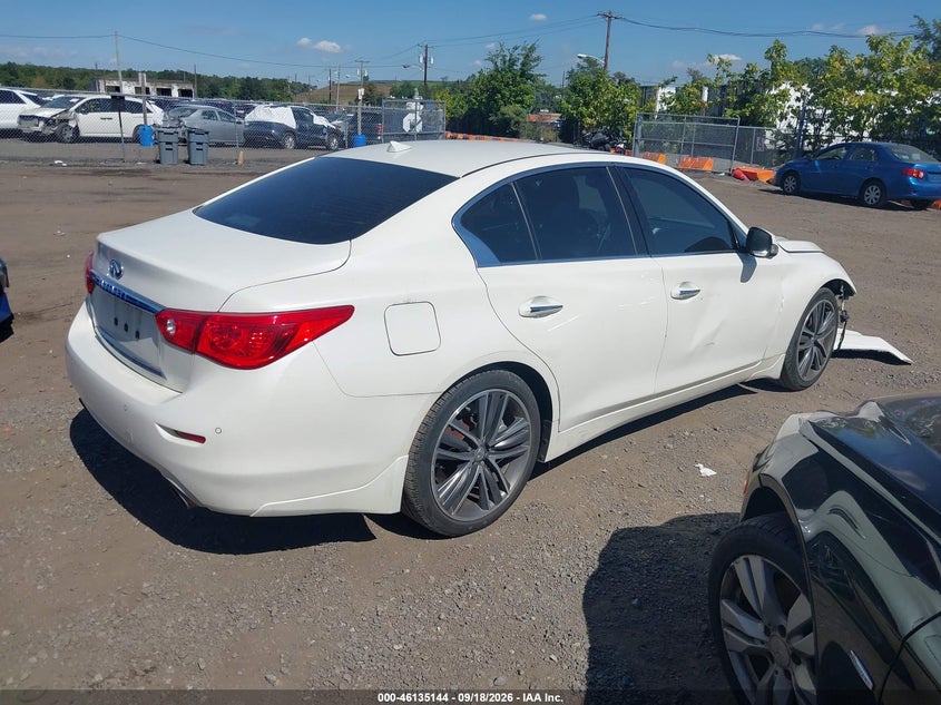 Vin: jn1cv7ar1hm680471, lot: 46634878, infiniti q50 2.0t sport 20174