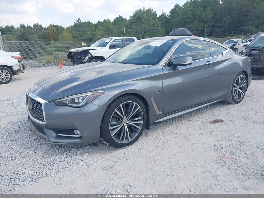 Vin: jn1ev7ek7km230384, lot: 46634888, infiniti q60 3.0t luxe 20192