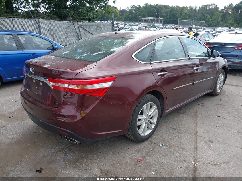 Vin: 4t1bk1eb7fu191139, lot: 46634894, toyota avalon xle 20154