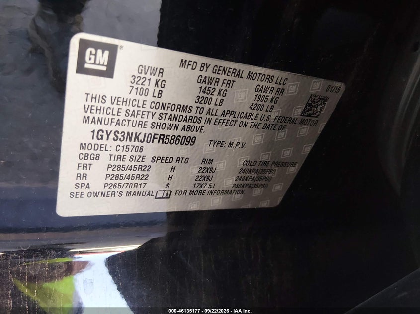 2015 CADILLAC ESCALADE PREMIUM · Фото 9