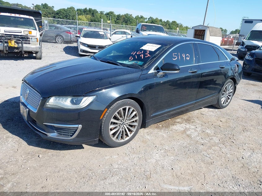 Vin: 3ln6l5b92hr627090, lot: 46634926, lincoln mkz premiere 20172
