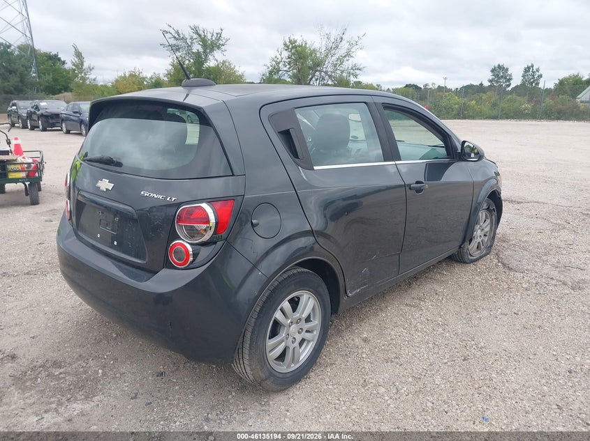 Vin: 1g1jc6sg0f4107830, lot: 46634928, chevrolet sonic lt auto 20154