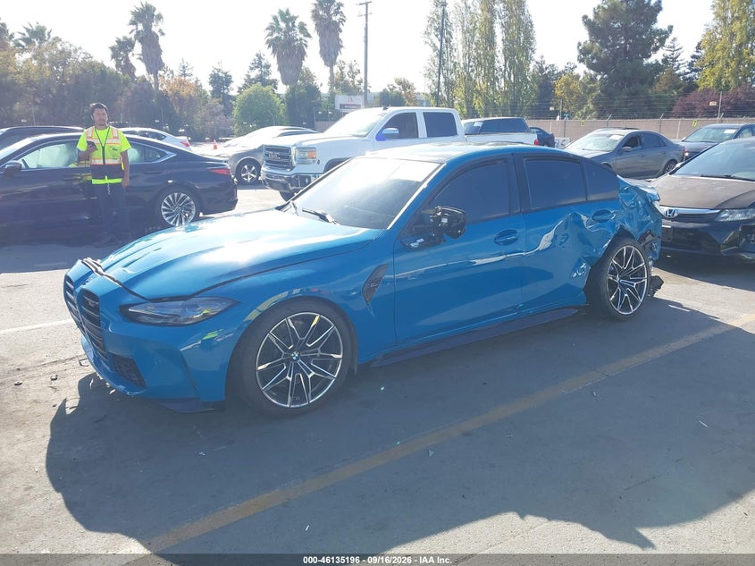 Vin: wbs43ay01rft60951, lot: 46634930, bmw m3 competition xdrive 20242