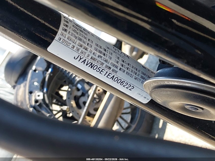 YAMAHA XVS950 2014