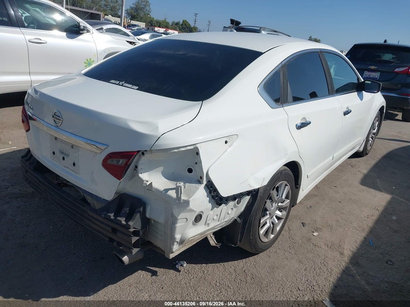 Vin: 1n4al3ap4jc241655, lot: 46634940, nissan altima 2.5 s 20184