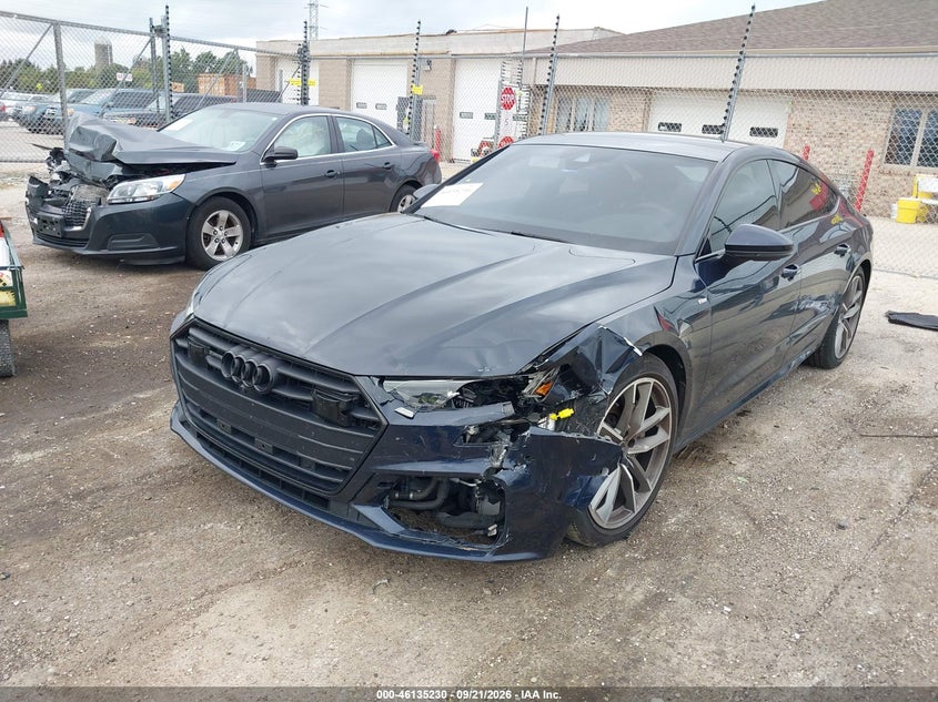 Vin: wautpbf29mn072365, lot: 46634964, audi a7 sportback premium plus 55 tfsi e quattro s tronic 20212