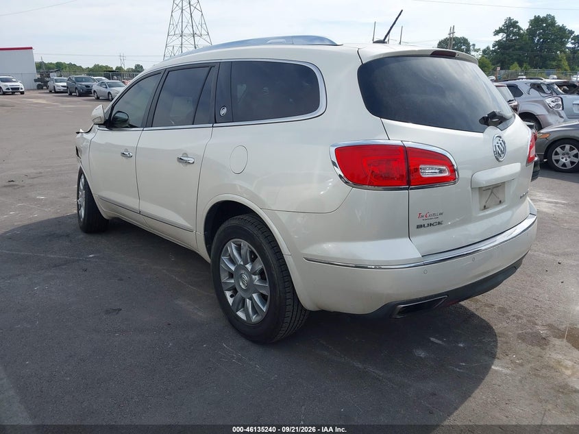 Vin: 5gakrbkd8fj234305, lot: 46634974, buick enclave leather 20153
