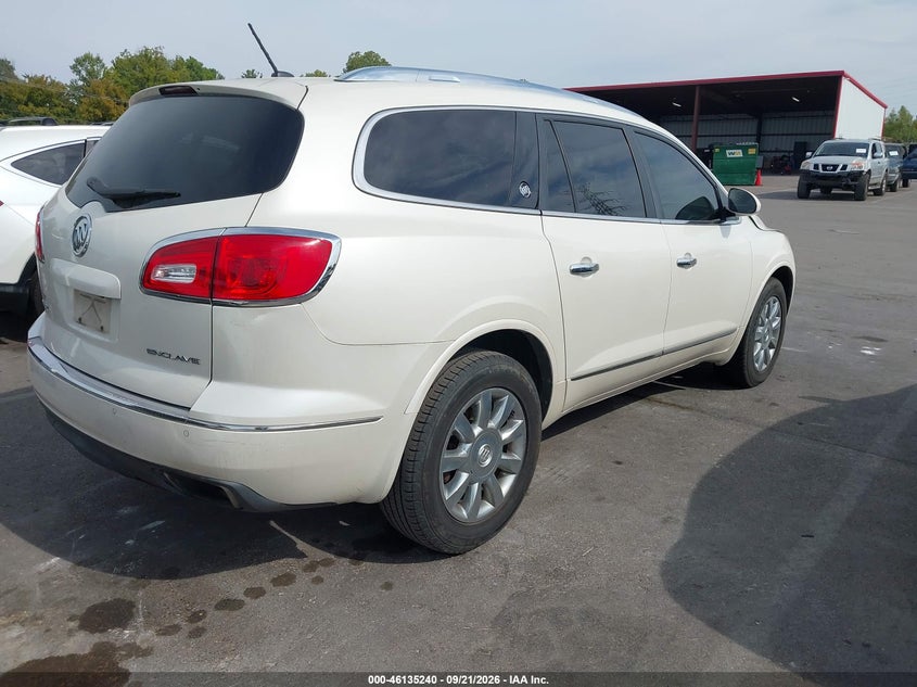 Vin: 5gakrbkd8fj234305, lot: 46634974, buick enclave leather 20154
