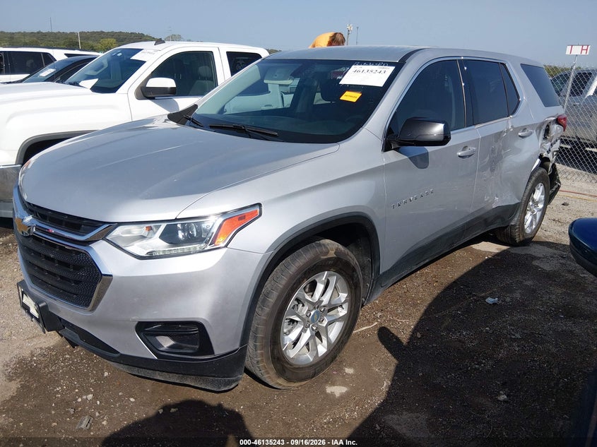 Vin: 1gnerfkw4mj111710, lot: 46634977, chevrolet traverse fwd ls 20212