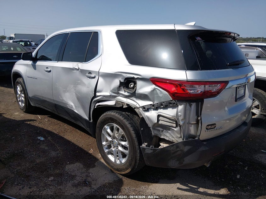 Vin: 1gnerfkw4mj111710, lot: 46634977, chevrolet traverse fwd ls 20213