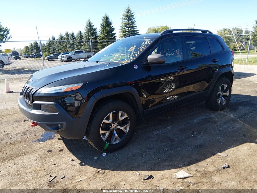 Vin: 1c4pjmbs0gw285307, lot: 46634981, jeep cherokee trailhawk 20162