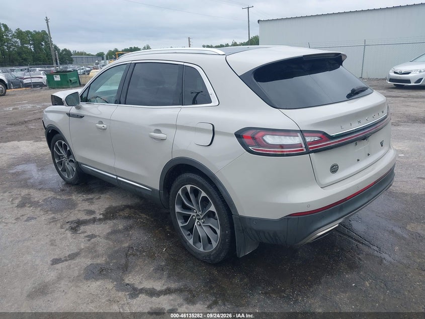 Vin: 2lmpj6k9xmbl03169, lot: 46635016, lincoln nautilus reserve 20213