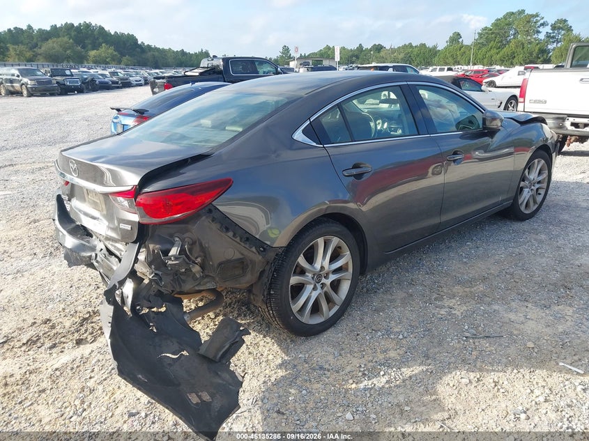 Vin: jm1gl1v5xh1122287, lot: 46635020, mazda mazda6 touring 20174