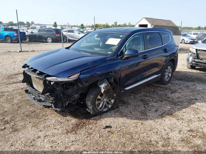 Vin: 5nms2cad6lh281683, lot: 46635037, hyundai santa fe se 20202