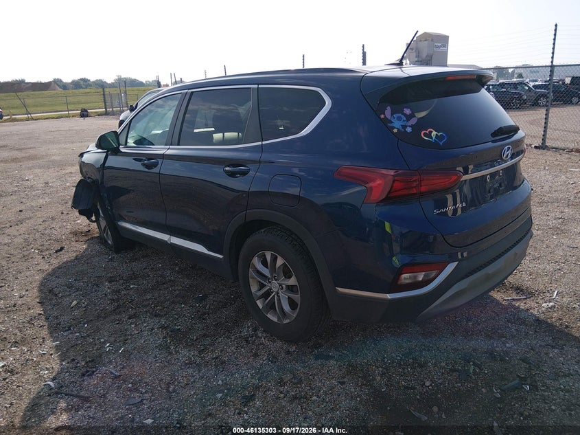 Vin: 5nms2cad6lh281683, lot: 46635037, hyundai santa fe se 20203