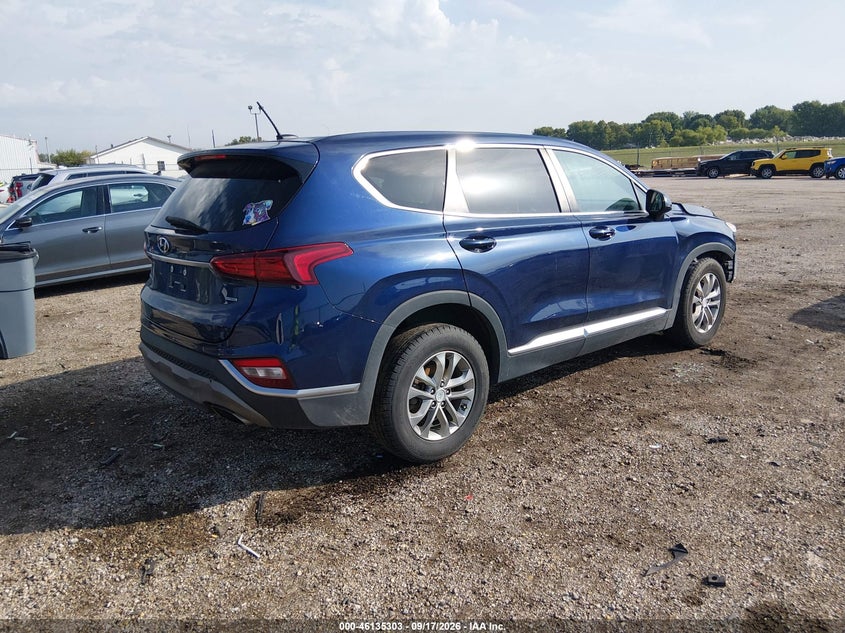 Vin: 5nms2cad6lh281683, lot: 46635037, hyundai santa fe se 20204