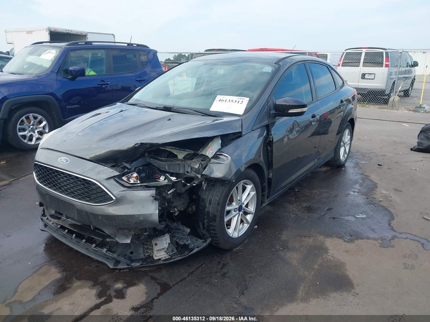 Vin: 1fadp3f2xgl316222, lot: 46635046, ford focus se 20162