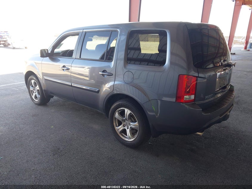 Vin: 5fnyf3h55eb017842, lot: 46635056, honda pilot ex-l 20143