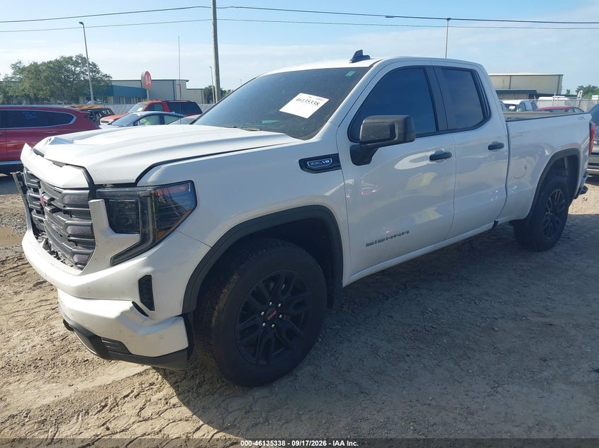 Vin: 1gtruaed0sz206415, lot: 46635072, gmc sierra 1500 4wd  standard box pro 20252