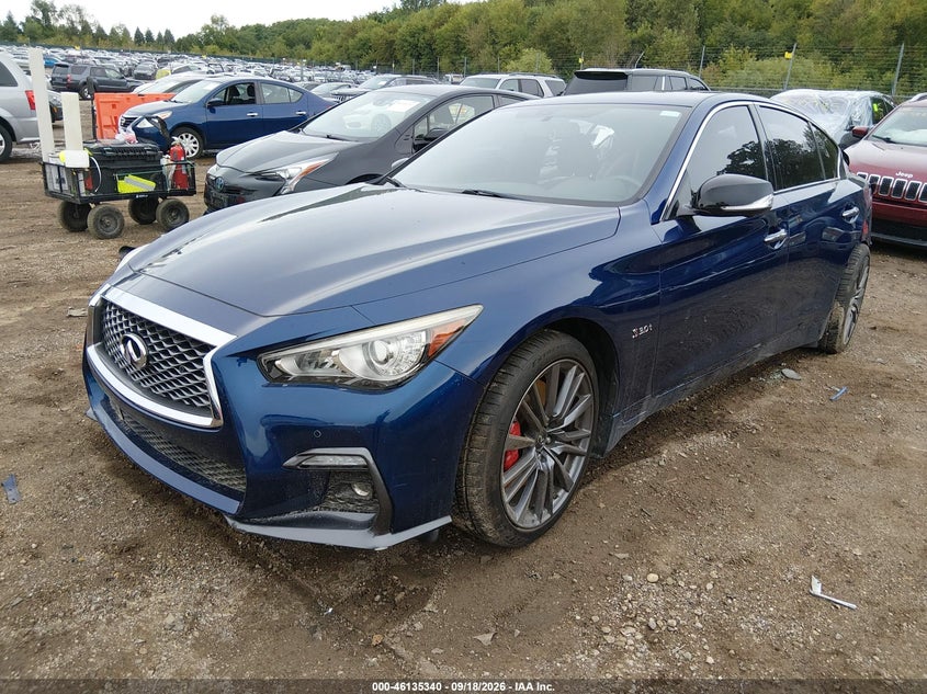 Vin: jn1fv7apxkm760113, lot: 46635074, infiniti q50 3.0t red sport 400 20192