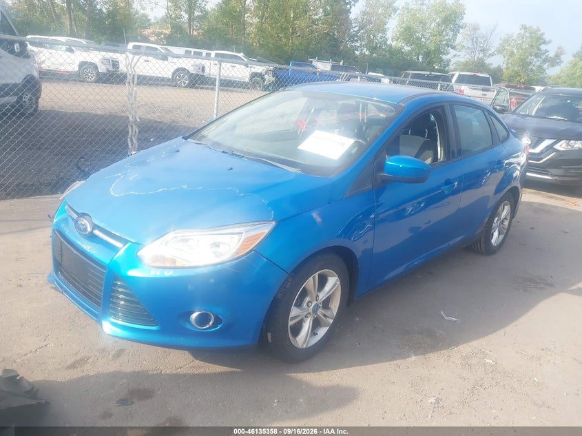 Vin: 1fahp3f21cl249599, lot: 46635092, ford focus se 20122