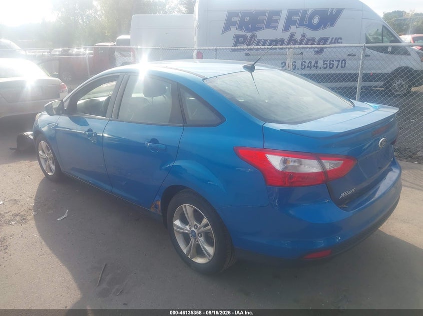 Vin: 1fahp3f21cl249599, lot: 46635092, ford focus se 20123