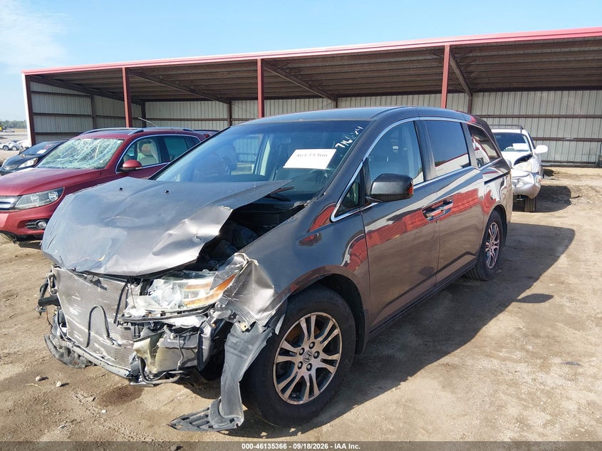 Vin: 5fnrl5h43db030961, lot: 46635100, honda odyssey ex 20132
