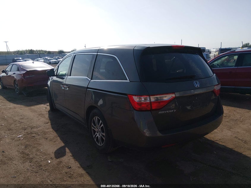 Vin: 5fnrl5h43db030961, lot: 46635100, honda odyssey ex 20133