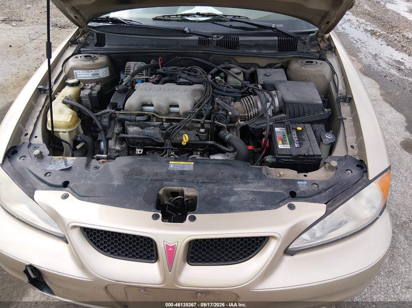 PONTIAC GRAND AM 2003 VIN 1G2NF52E43C267479