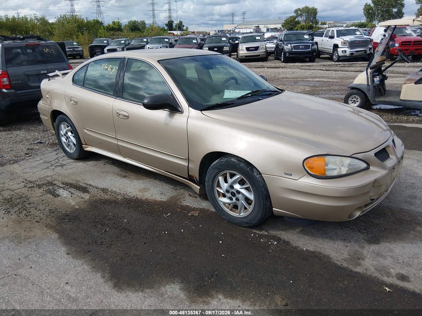 PONTIAC GRAND AM 2003 VIN 1G2NF52E43C267479