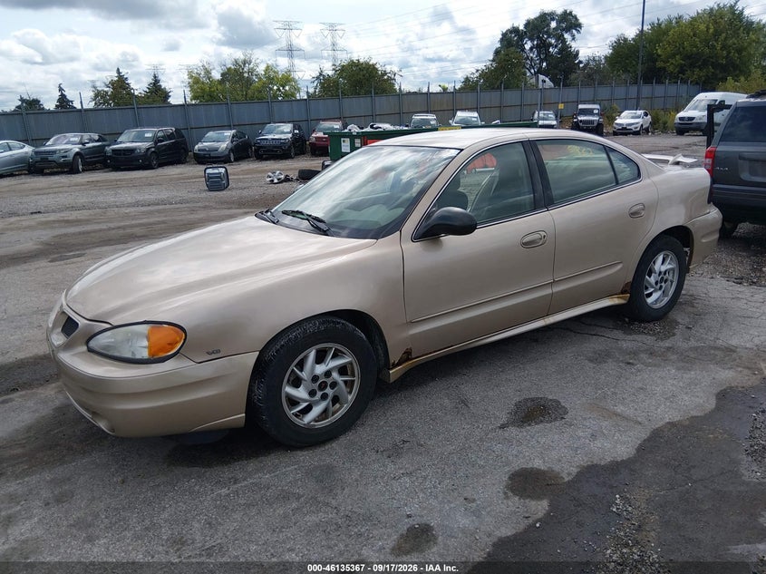 PONTIAC GRAND AM 2003 VIN 1G2NF52E43C267479