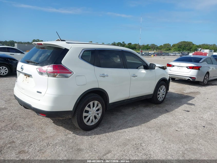 Vin: 5n1at2mt0fc915994, lot: 46635112, nissan rogue s/sl/sv 20154
