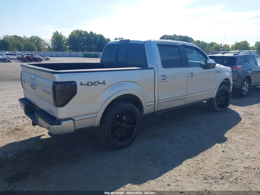Vin: 1ftfw1ef9bfa69619, lot: 46635114, ford f-150 platinum 20114
