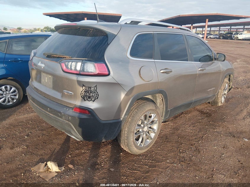 Vin: 1c4pjlmx1md143994, lot: 46635135, jeep cherokee latitude lux fwd 20214