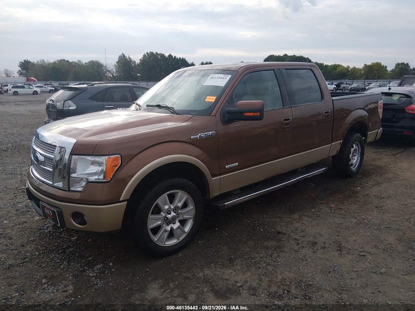 Vin: 1ftfw1et9cfa95404, lot: 46635177, ford f-150 lariat 20122