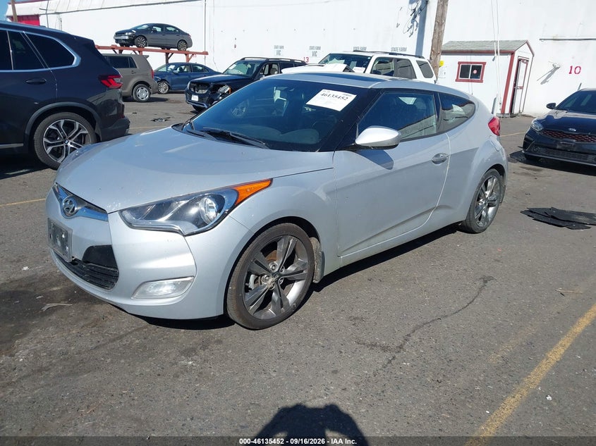 Vin: kmhtc6ad4gu285423, lot: 46635186, hyundai veloster 20162