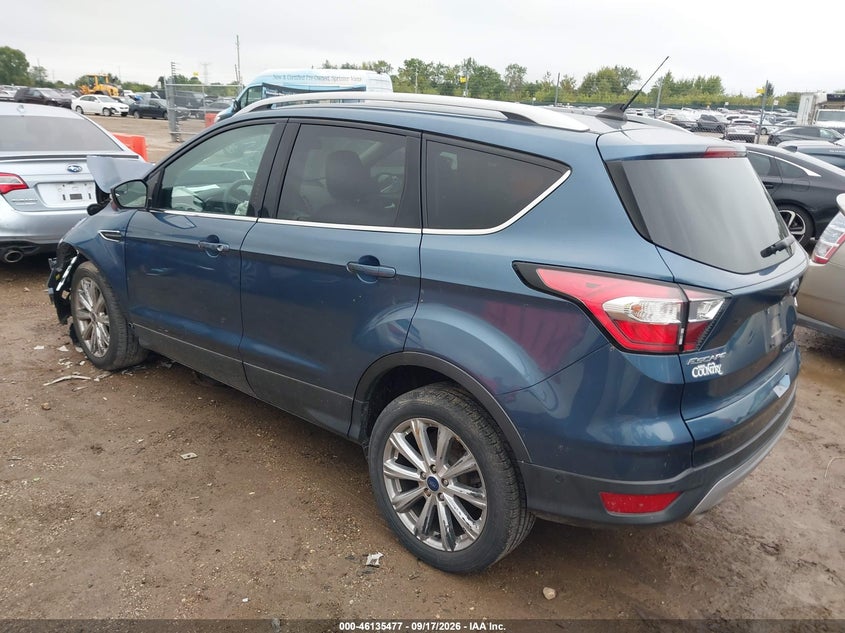 Vin: 1fmcu0j91jub99905, lot: 46635211, ford escape titanium 20183